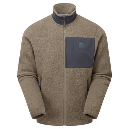 Sprayway Whitle Fleecejack - Heren Lange rits fleece - Brownstone/ Dark Graphit