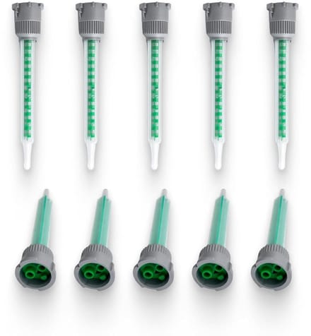 10 Stuks Mengnozzles voor 2-Componenten Lijm, Wegwerp Mengtips voor Evenredig Mengen, Ideaal voor Reparatie, Assemblage en DIY Projecten