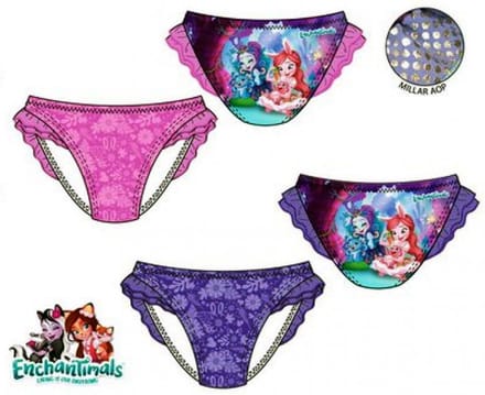 Enchantimals Meisjes zwembroek – Paars – Maat 122/128 (7-8 jaar)