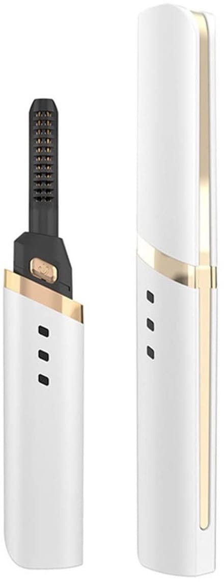 carmdering - Elektrische Wimperkruller - Verwarmd - USB Oplaadbaar - Wit - Voor Volle Wimpers