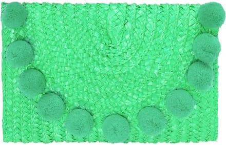 YWG Stro clutch met pompons