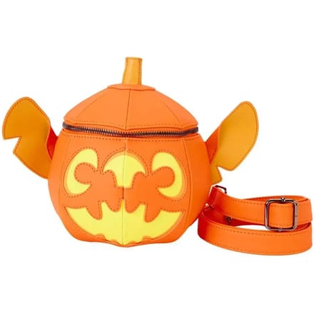 Disney Loungefly Crossbody Bag Stitch Pumpkin Halloween