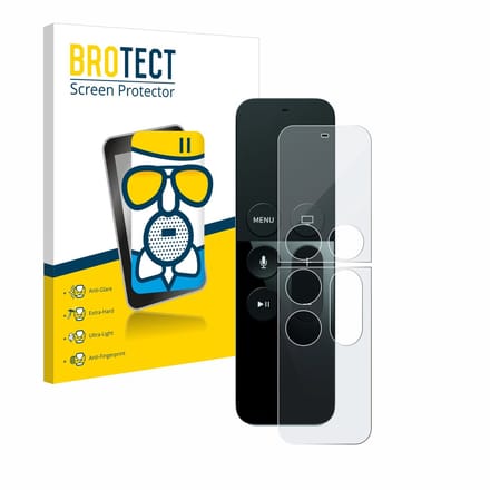 BROTECT - Screenprotector voor Apple Remote Control Apple TV 4 - Folie Beschermfolie Beschermglas matte