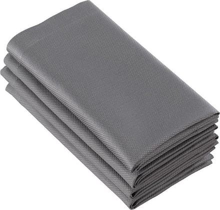 servetten Kalahari 51 x 51 cm katoen donkergrijs 4 stuks