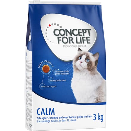 3x3kg Calm Concept for Life Kattenvoer
