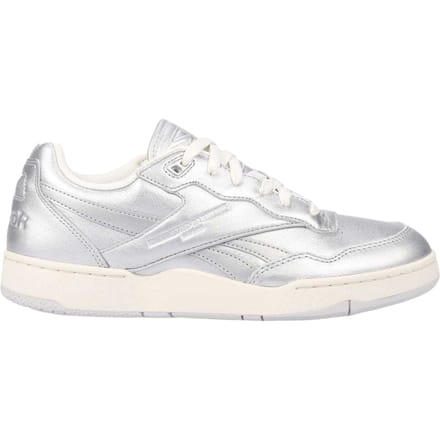 Reebok Heren BB 4000 II sneakers van metallic leer (Zilver)