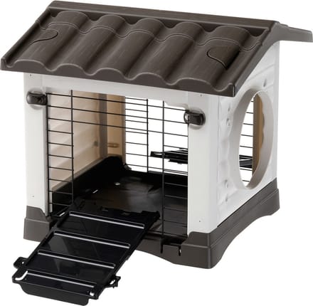 Ferplast Metro Station - Dierenverblijf - 43x48x44 cm Bruin