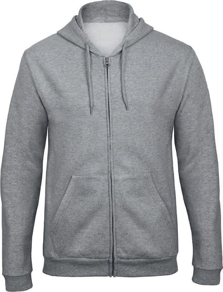 Senvi Hoodie Full Zip Maat M (Kleur Grijs)