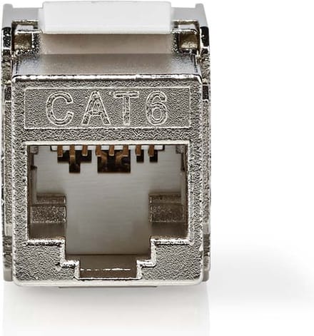 Nedis Keystone - CAT6 / Keystone - RJ45 Female - S/FTP - Metaal - Doos