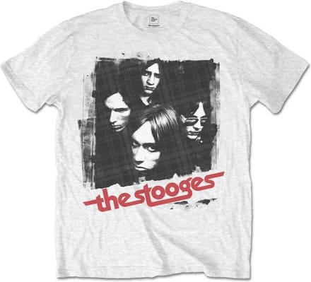 The Stooges - Four Faces Heren T-shirt - L - Wit