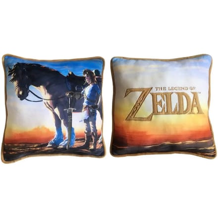Kussen Lyo Nintendo Zelda Link & Epona Premium Broderie 40 cm