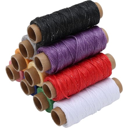 10 Couleurs Fil Ciré 150D 50 Mètres Cordon Ciré Accessoires Cousus Main DIY black
