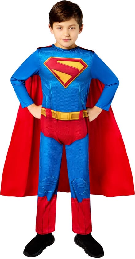 Superman Kinderkostuum - Rubies - Maat 9-10 Jaar