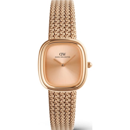 Daniel Wellington DW Watch Margot Braided Mesh Unitone Rose Gold 24mm
