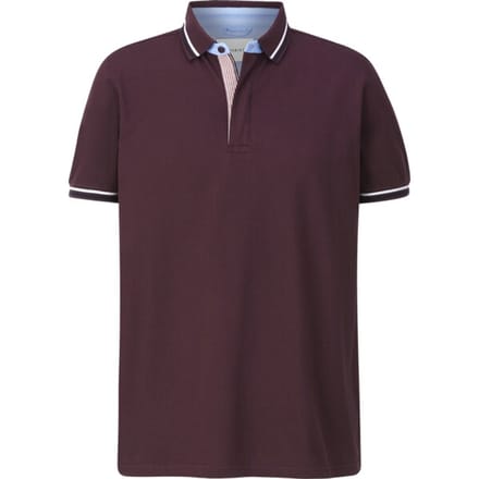 Babista herren Poloshirt - 48/50 - donkerrood - Plus Size