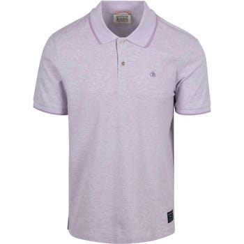 T-shirt Scotch &amp; Soda Melange Polo Purple
