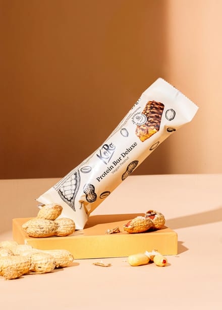 Protein bar deluxe vegan peanut 55 g