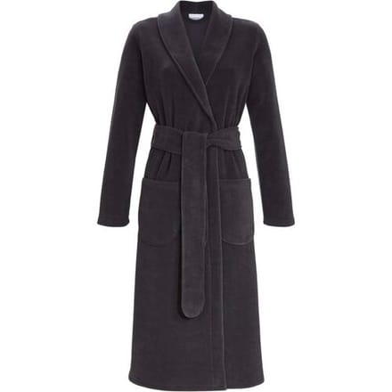 Ringella fleece badjas grijs - Grijs - Maat - 50