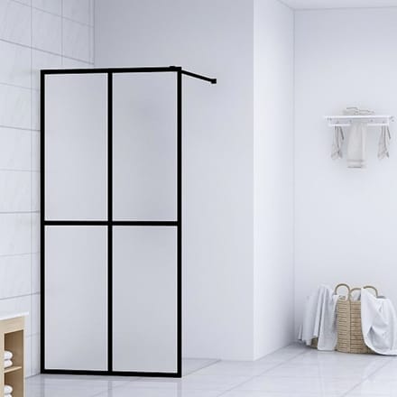 vidaXL - Inloopdouchewand - 80x195 - cm - mat - gehard - glas