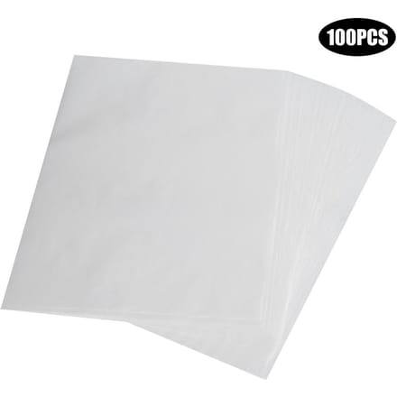 100 Stuks Anti-aanbak Bakpapier Bakvellen Siliconen Bakmat Keukenaccessoires(Wit ) wit