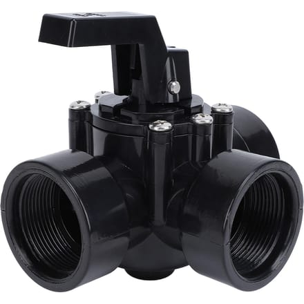 Zwembad Omstelklep G1?1/2in ABS Drieweg Positieve Afdichting Wateromleidklep voor 4517