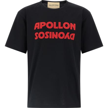 Valentino Garavani Zwarte Katoenen T-shirt