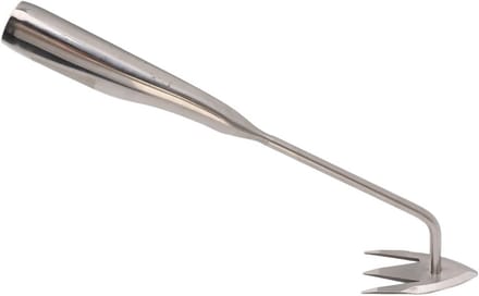 Onkruidwieder Tuin - Wortelverwijderaar - Onkruid Vrij Maken - V-vormig Ontwerp - 38 cm Lengte - Metaal