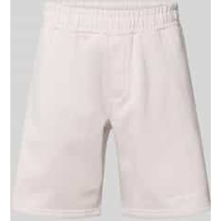 regular fit sweatshorts met gestikt logo