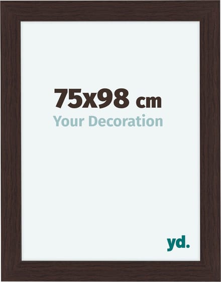 Your Decoration - Fotolijst 75x98 cm - MDF - Eiken Donker - Como