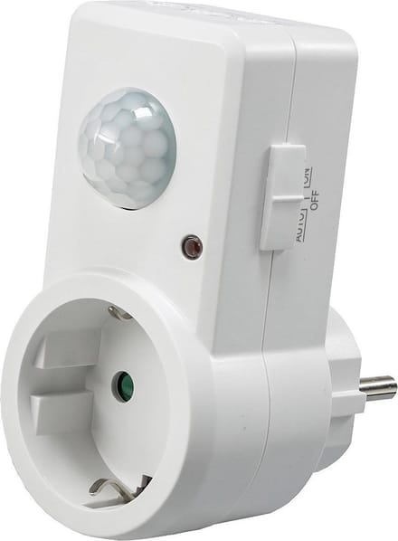 Stopcontact bewegingsmelder aan/uit schakelaar plug-in