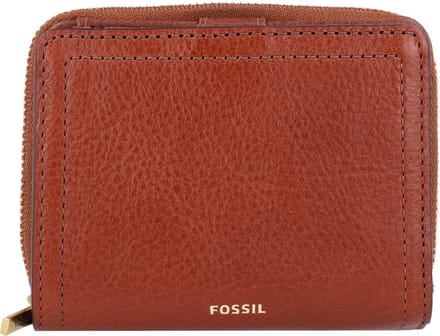 FOSSIL Leren portemonnee Logan RFID Mini Multifunction Brown bruine