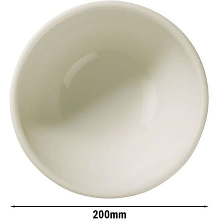 GGM Gastro (24 Stück) TEOS - Schale/ Suppenteller - Ø 200mm - Creme Crème