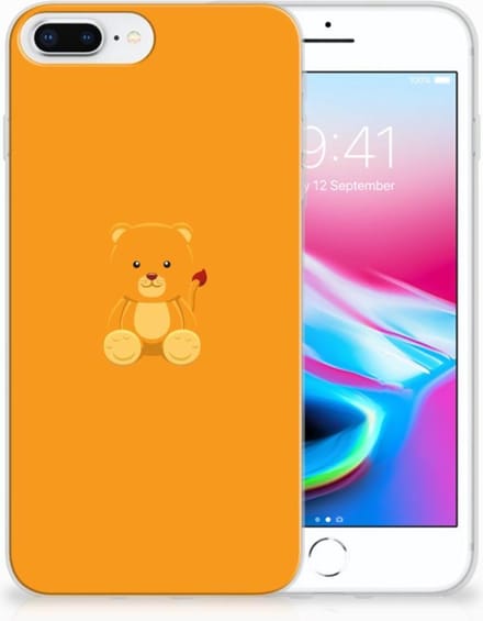 Apple iPhone 7 Plus | 8 Plus Telefoonhoesje met Naam Baby Beer