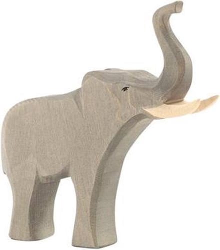 Ostheimer houten olifant stier speelgoed - handgemaakt en duurzaam.