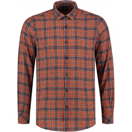 Dstrezzed Overhemd Herringbone Check Oranje   S