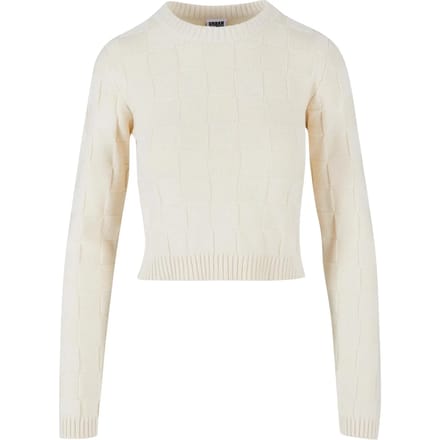 Urban Classics - Check Knit Sweater/trui - 3XL - Beige