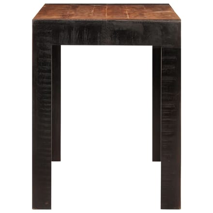 vidaXL - Eettafel - 120x60x76 - cm - massief - mangohout - honingbruin