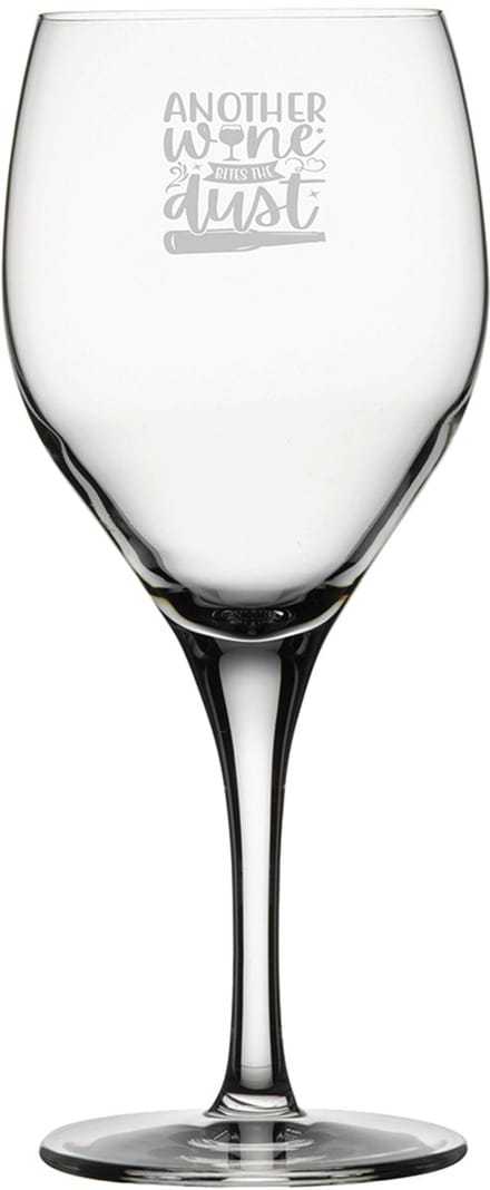 Gegraveerde Rode wijnglas 42.5cl Another wine bites the dust