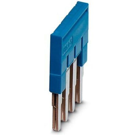Phoenix Contact 4-Pool Blauwe Insteekbrug 5.2mm - 3036893 [5 Stuks]