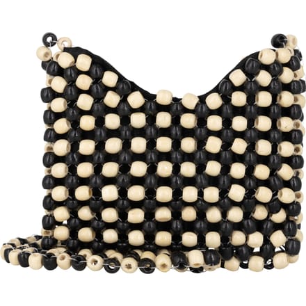 IZIA Tas met kralen Dames Beige Veelkleurig