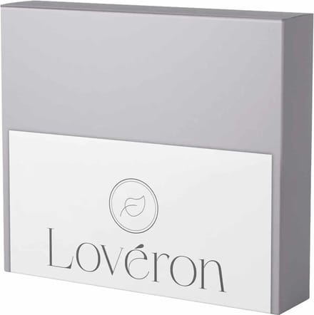 Lovéron kussensloop - Katoen - 2 stuks - 40x60 cm - Grijs