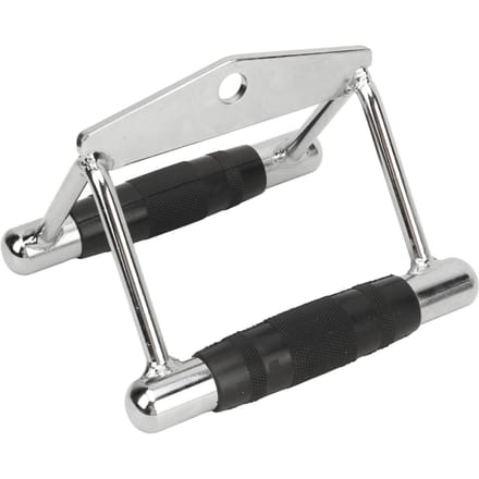 Dubbele D Roeigreep Kabelbevestiging Kabelmachine Accessoires voor Thuisgym LAT Pull Down V-Bar white