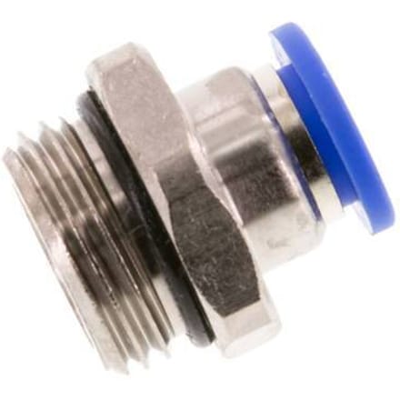 10mm x G1/2'' Messing/PA 66 Insteekfitting Buitendraad NBR [2 Stuks]