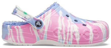 Crocs Baya Lined Tiedye Graphic Clog Pink Lemonade Maat 45/46 US M11