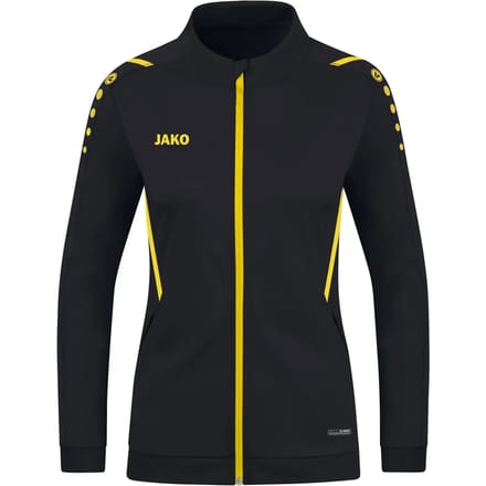 Jako Challenge Polyestervest Dames - Zwart / Citroen | Maat: 34