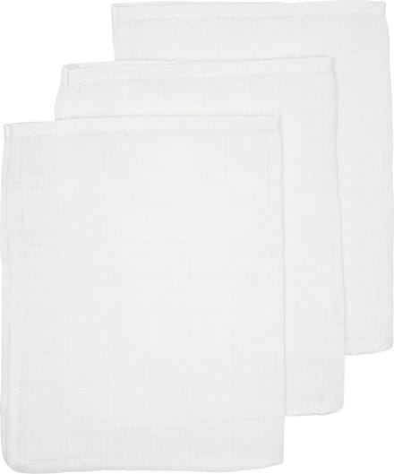 BD Collection Washand Wit 3-Pack