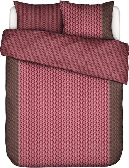 ESSENZA Tesse Dekbedovertrek cherry red - Lits-Jumeaux - 240x200/220 cm