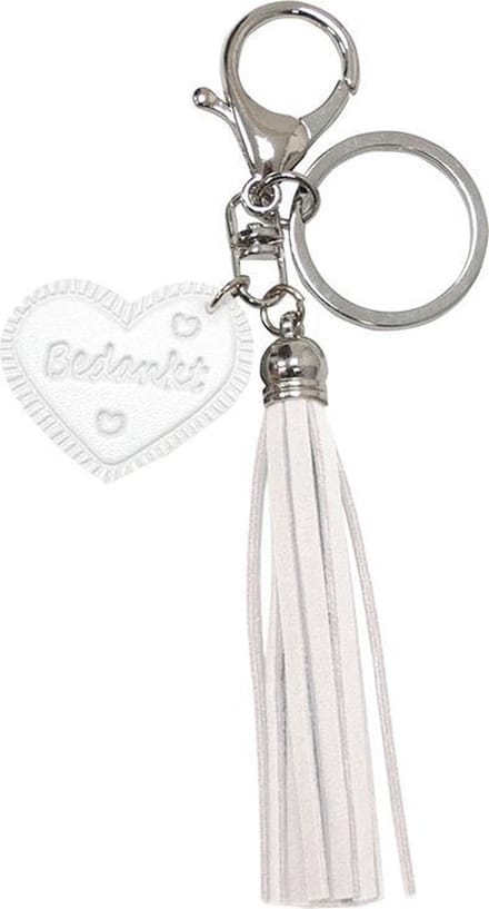 Verhaak Sleutelhanger Leather Nature Unisex Leer Wit