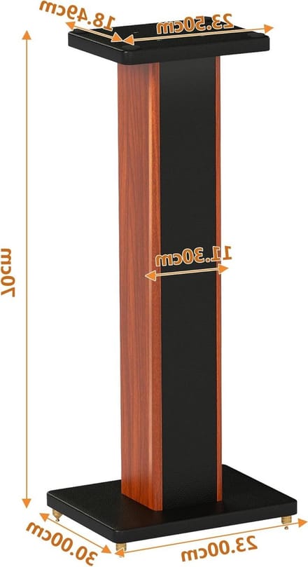 Luidspreker Standaard - Speaker Vloerstandaard - Extra Stevig - audio plaatsing