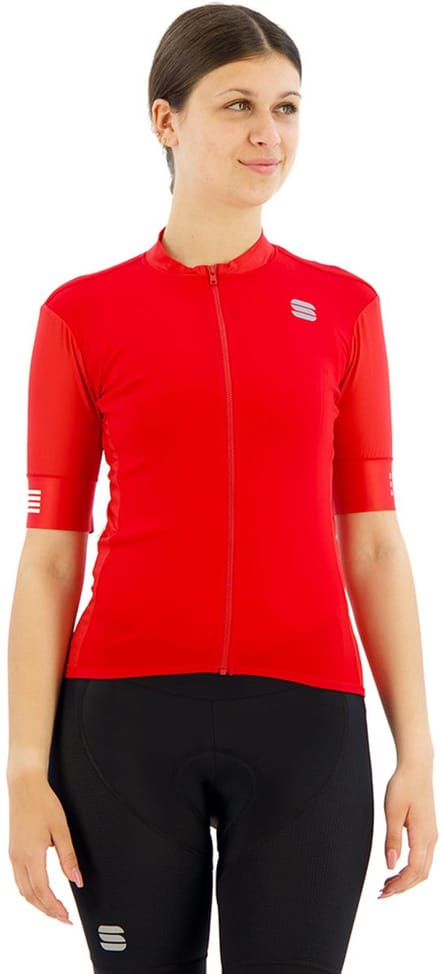 Sportful Srk Korte Mouw Wielertrui Rood M Vrouw